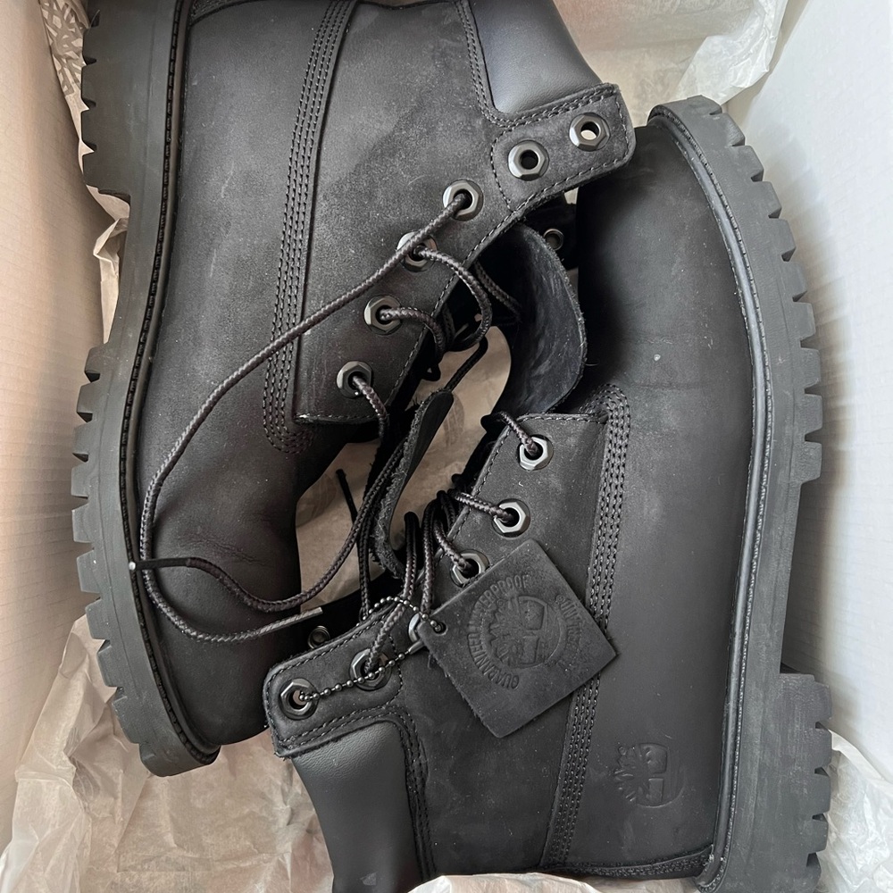 Timberland Black Leather Boots